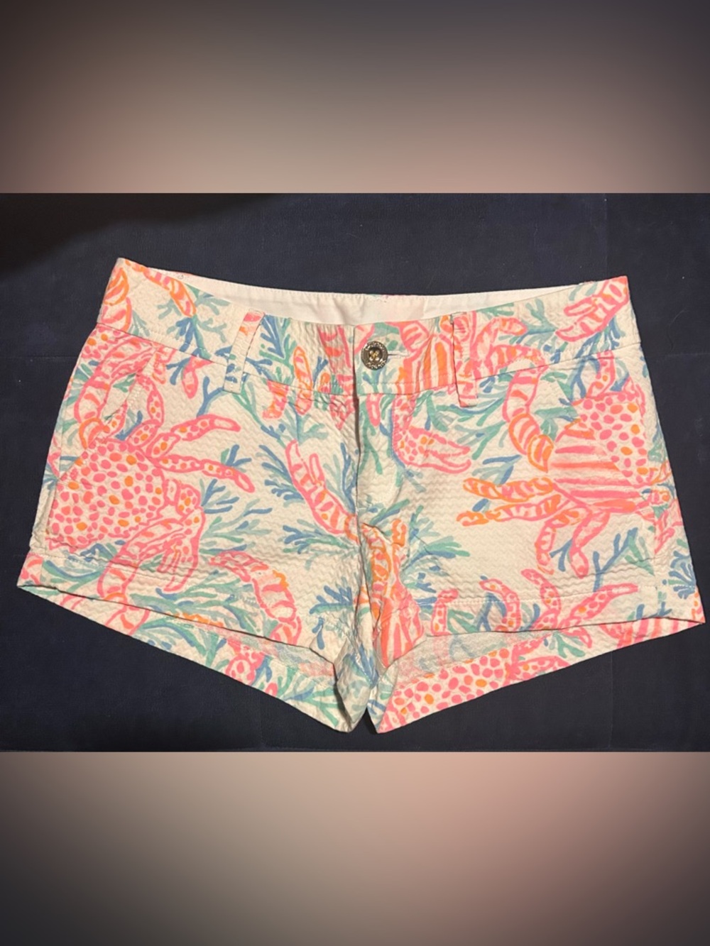 Lilly Pulitzer Crab and Coral printed Walsh Shorts 4